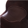 Burns Chocolate RO Barrel Saddle w/ Deluxe Snake-MW 